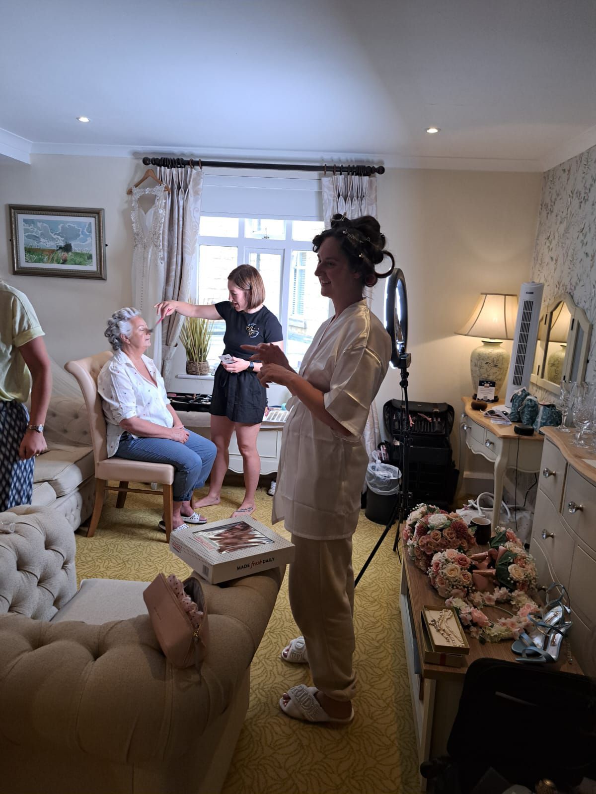 Bridal Wedding Team Top Floor Hair Studio Cookridge Hall